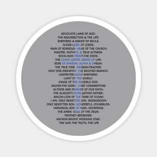 Names of Jesus Magnet